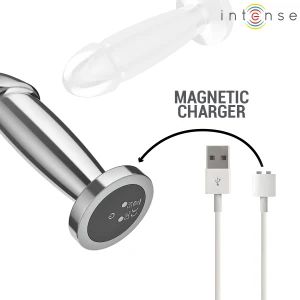 INTENSE - PLUG ANAL 10 VIBRATIONS GODE MÃTALLIQUE AVEC TÃLÃCOMMANDE S